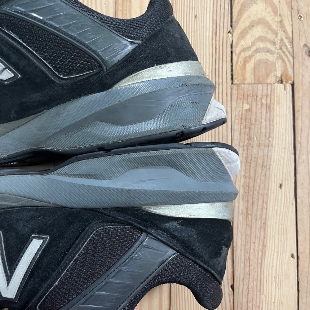 New Balance 990v5 USA Made Mens 16 extra wide Black Silver Running Shoes M990BK5 - Picture 6 of 9